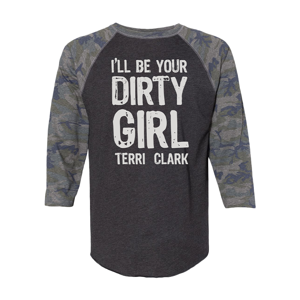 The Black Camo Raglan The Black Camo Raglan