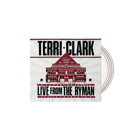 Terri Clark 'Live From The Ryman' CD with its illustrated cover