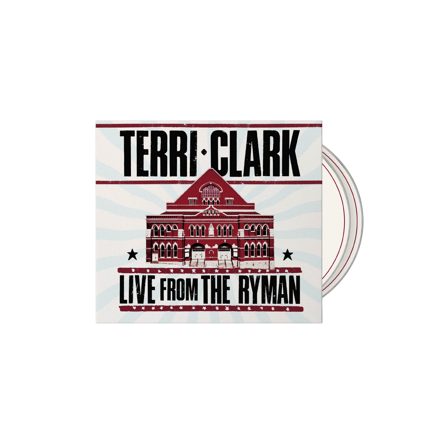 Terri Clark 'Live From The Ryman' CD with its illustrated cover