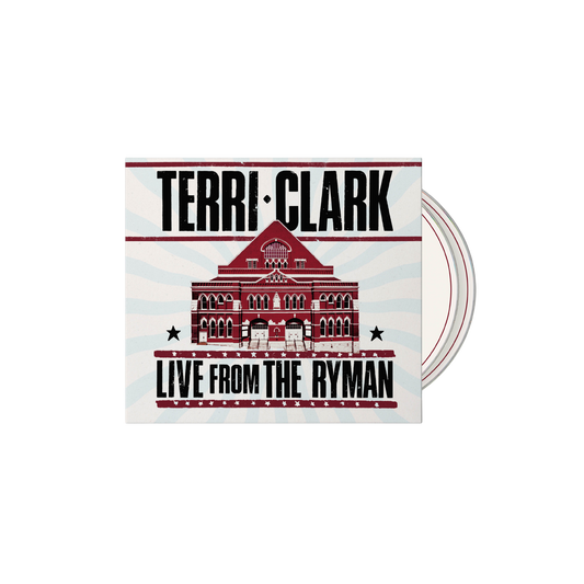 Terri Clark 'Live From The Ryman' CD with its illustrated cover