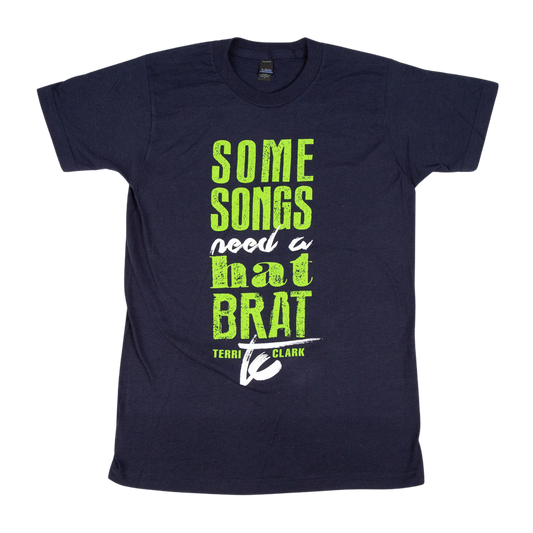 Hat Brat Navy Blue Tee