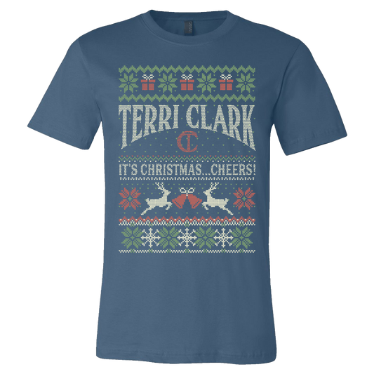 It's Christmas Cheers xmas sweater tee Terri Clark