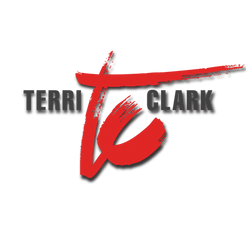 Name logo tattoo Terri Clark 