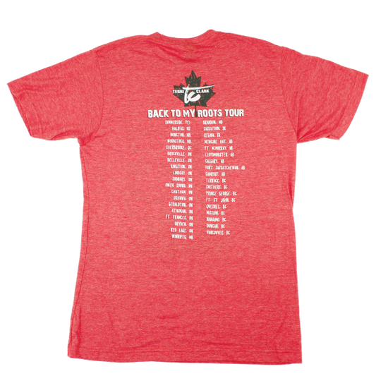 Red back to my roots tour tee back Terri Clark